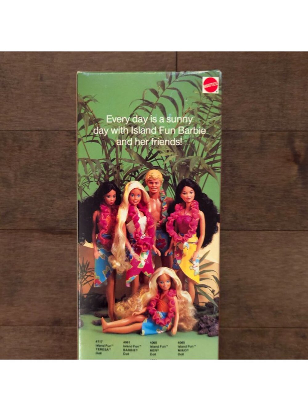 1987 Vintage Barbie Island Fun Ken Doll 4060 Mattel NRFB Tropical Look New - Picture 8 of 9